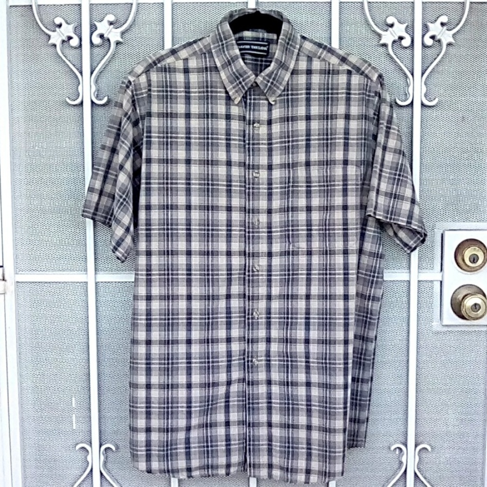 Comfortable Casual Short Sleeve Button Down Shirt M